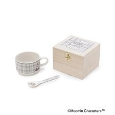 ワンズテラス(one'sterrace)の【ワンズテラス限定】MOOMIN 木箱入マグ スプーンセット チェック 300ml