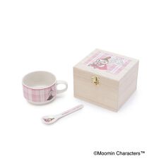 ワンズテラス(one'sterrace)の【ワンズテラス限定】MOOMIN 木箱入マグ スプーンセット チェック 300ml