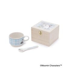 ワンズテラス(one'sterrace)の【ワンズテラス限定】MOOMIN 木箱入マグ スプーンセット チェック 300ml