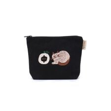 FIKA 刺繍舟形ポーチ