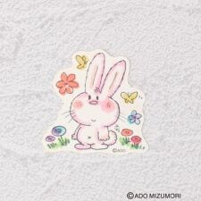 ワンズテラス(one'sterrace)の◆水森亜土 ミニデコステッカー ウサギ