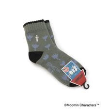 ワンズテラス(one'sterrace)の◆【あったか】MOOMIN ホームソックス フワP ニョロ刺繍花