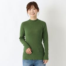 綿フライスニットプルオーバー