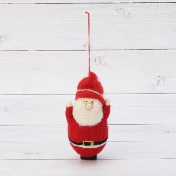 ◇【クリスマス】ウール サンタオーナメント | ワンズテラス(one