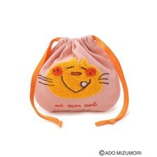 【リンネル2月号掲載ワンズテラス限定】水森亜土 サガラ刺繍巾着