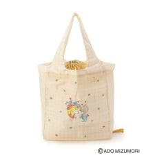 水森亜土 底板付きエコバッグ ワイド