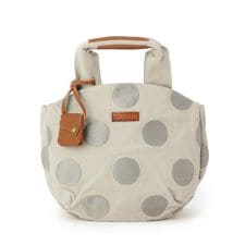 toleur トーラ Cナイロンドット刺繍トート