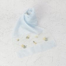 シアー 刺繍ミニストール