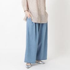 デニムワイドパンツ