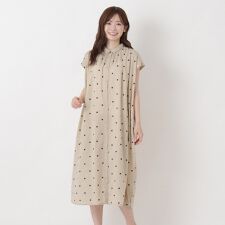 ドット刺繍 フレンチスリーブワンピース | ワンズテラス(one