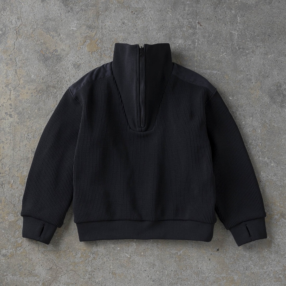 [}C]qb ARCHIVALRESEARCH Authentic Ski Sweater XL[EFA/tFjbNXiphenixj BLACK