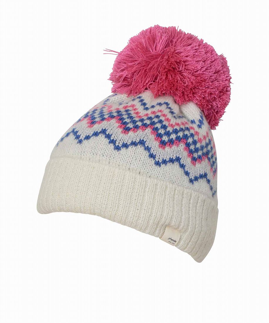 [}C]Mix Border Junior Knit Hat LbY XL[ jbgX Lbv r[j[/tFjbNXiphenixj WHITE