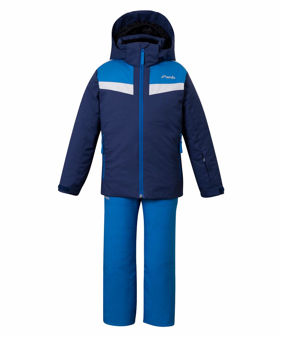 [}C]phenixyKIDSzV Yoke Junior Two-piece uC[NWjAc[s[X/tFjbNXiphenixj BLUE