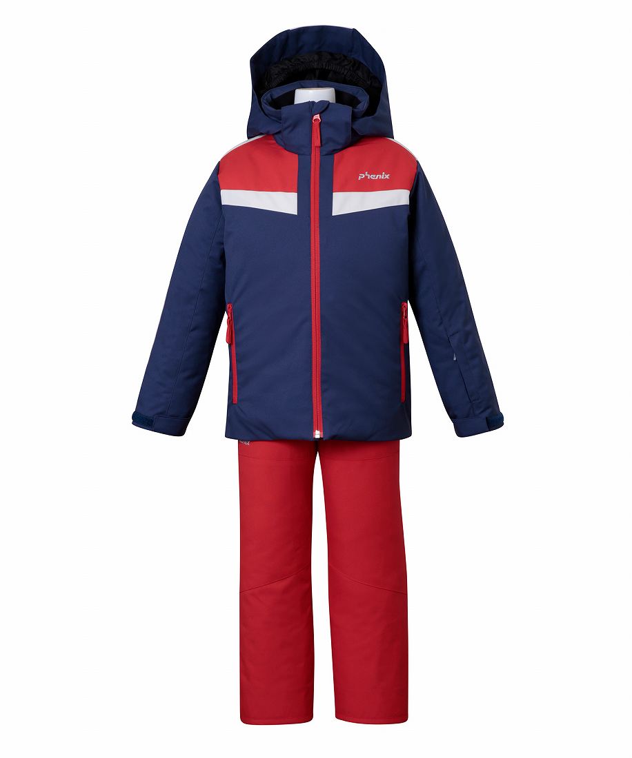 [}C]phenixyKIDSzV Yoke Junior Two-piece uC[NWjAc[s[X/tFjbNXiphenixj RED
