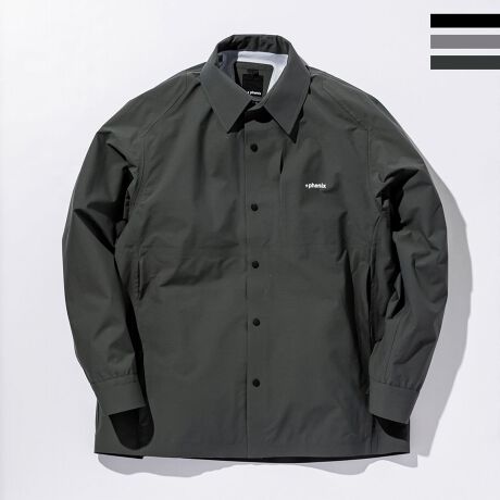 LIGHT FIELD SHIRT JACKET シャツジャケット/ステンカラー/撥水  