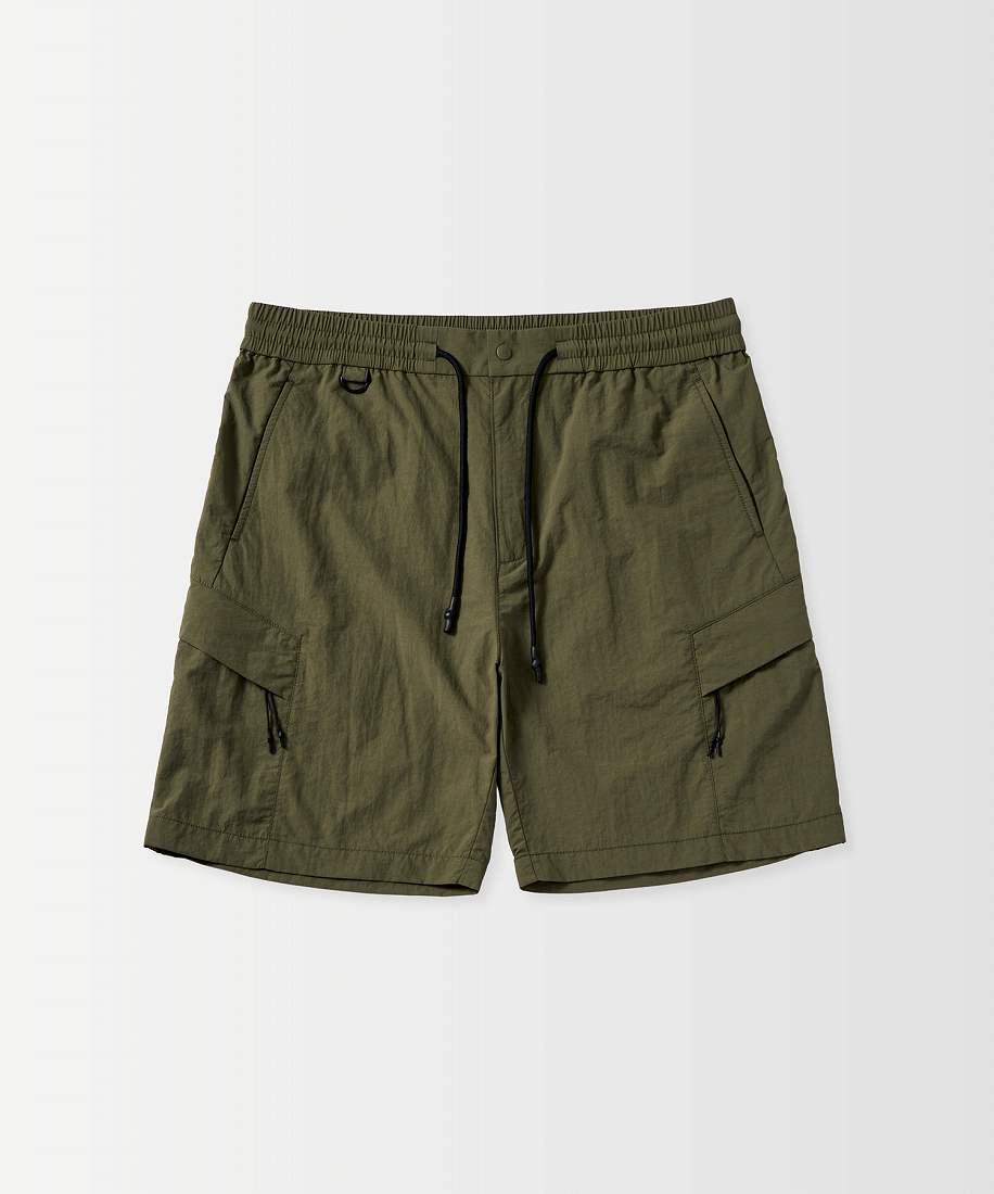 [�}���C] +phenix UTILITY POCKET SHORTS / ���[�e�B���e�B�|�P�b�g �V���[�c/�v���X�t�F�j�b�N�X�iplus phenix�j KHAKI