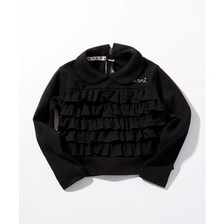 MARNI Kids & Junior 長袖フリルスウェットプルオーバー | マルニ 