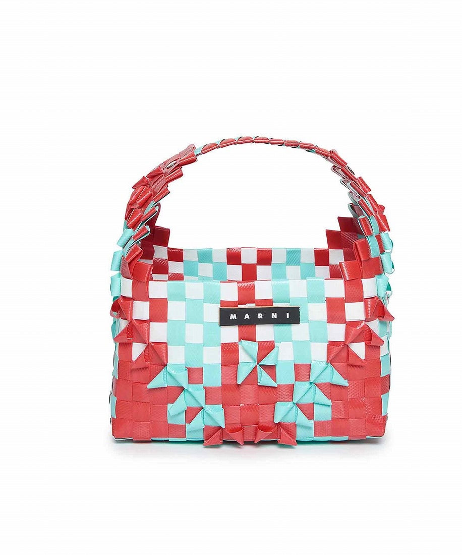 お値下げ⭐︎マルニキッズ　カゴバッグ 楽天市場】MARNI マルニ キッズ ハンドバッグ かごバッグ ポッド