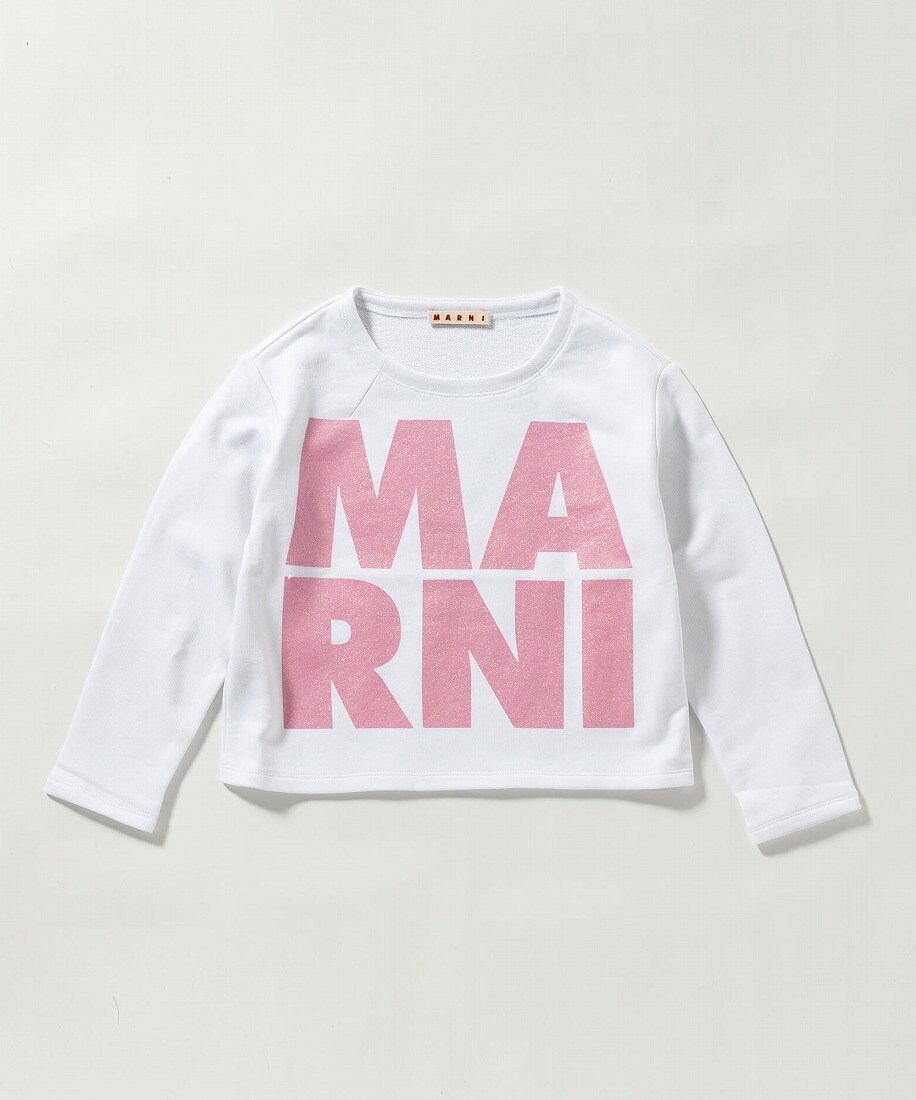 スウェット MARNI（マルニ）Kids ＆ Junior ブランドロゴ長袖スウェットプルオーバー - 子ども服、シューズ