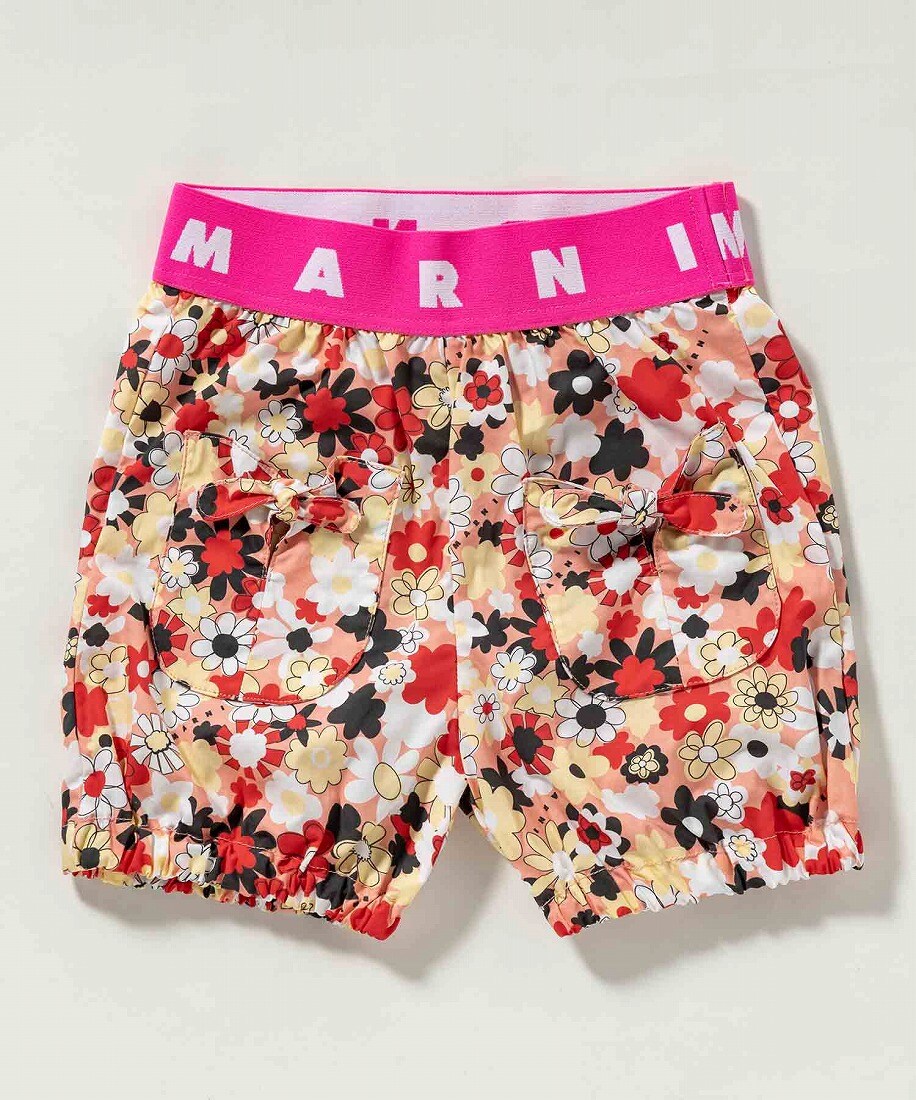 MARNI(マル二)Baby ブランドロゴフラワーショートパンツ