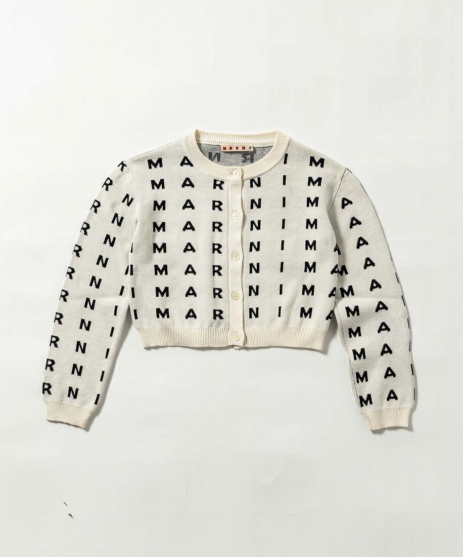 MARNI マルニ　カーディガン　ロゴデザインニットカーディガン マルニ】カーディガン – GQ SHOP