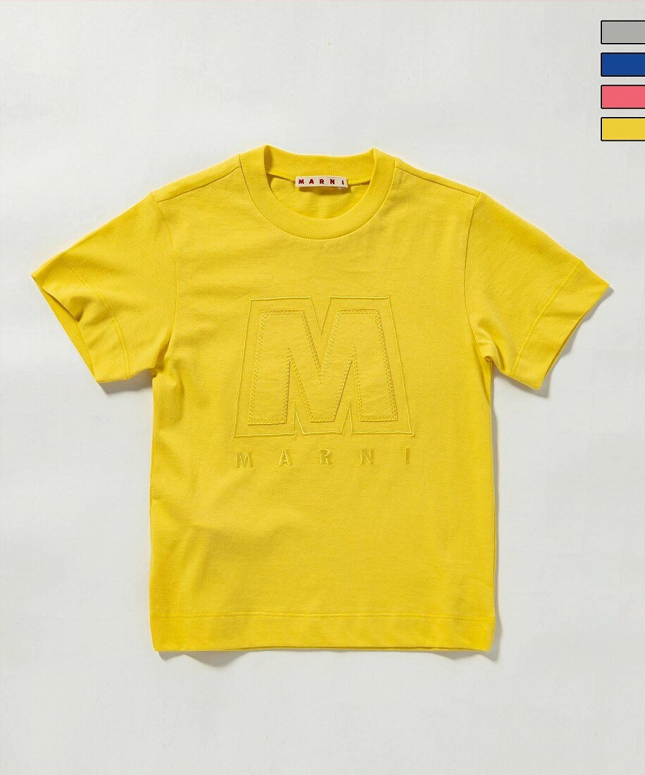 MARNIマルニKids & Junior サークルブランドロゴ半袖Tシャツ MARNI tシャツ MARNI（マルニ）Kids ＆ Junior ブランドロゴ半袖