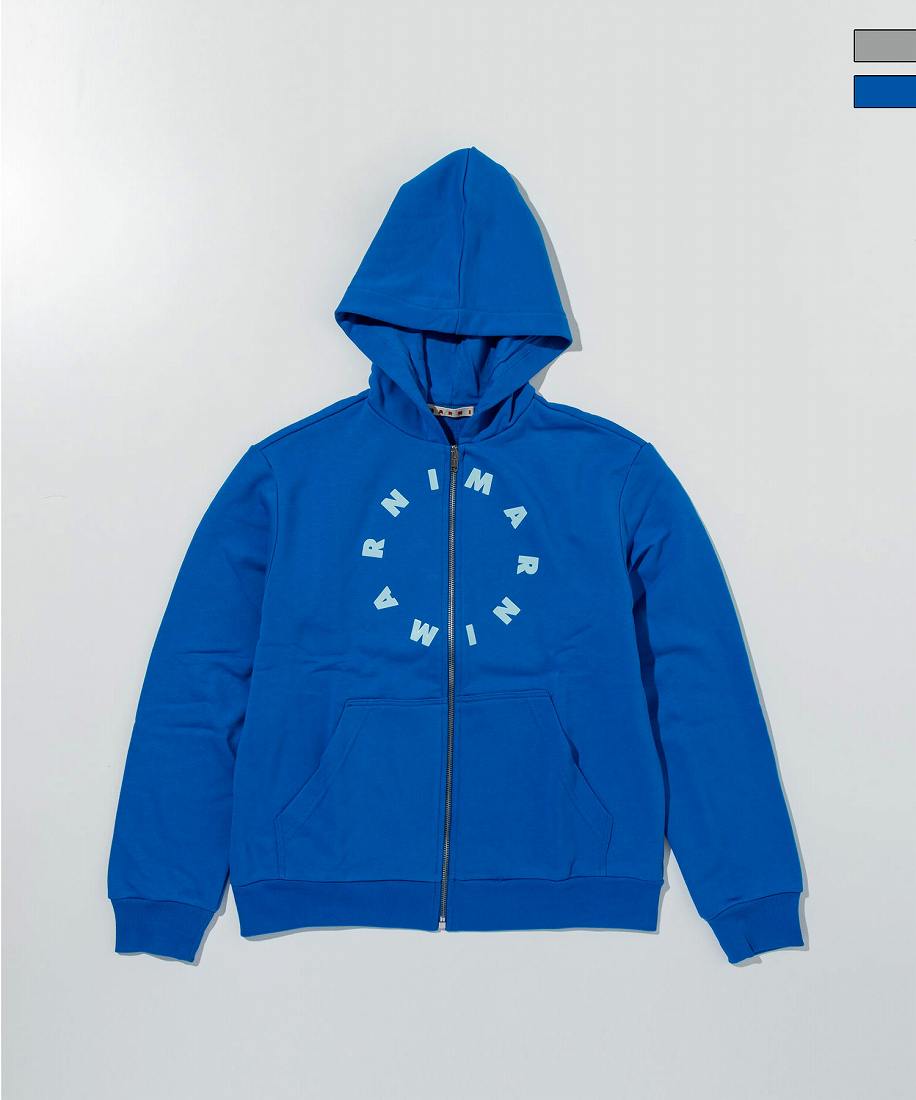 【MARUNI】ロゴディテール パーカー MARNI(マル二)Kids & Junior ブランドロゴ長袖フーディー