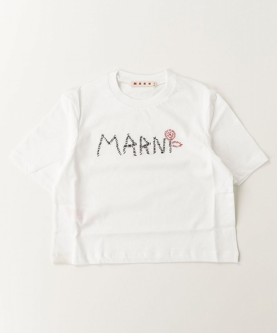 MARNI Kids & Junior ブランドロゴ半袖Tシャツカットソー | マルニ