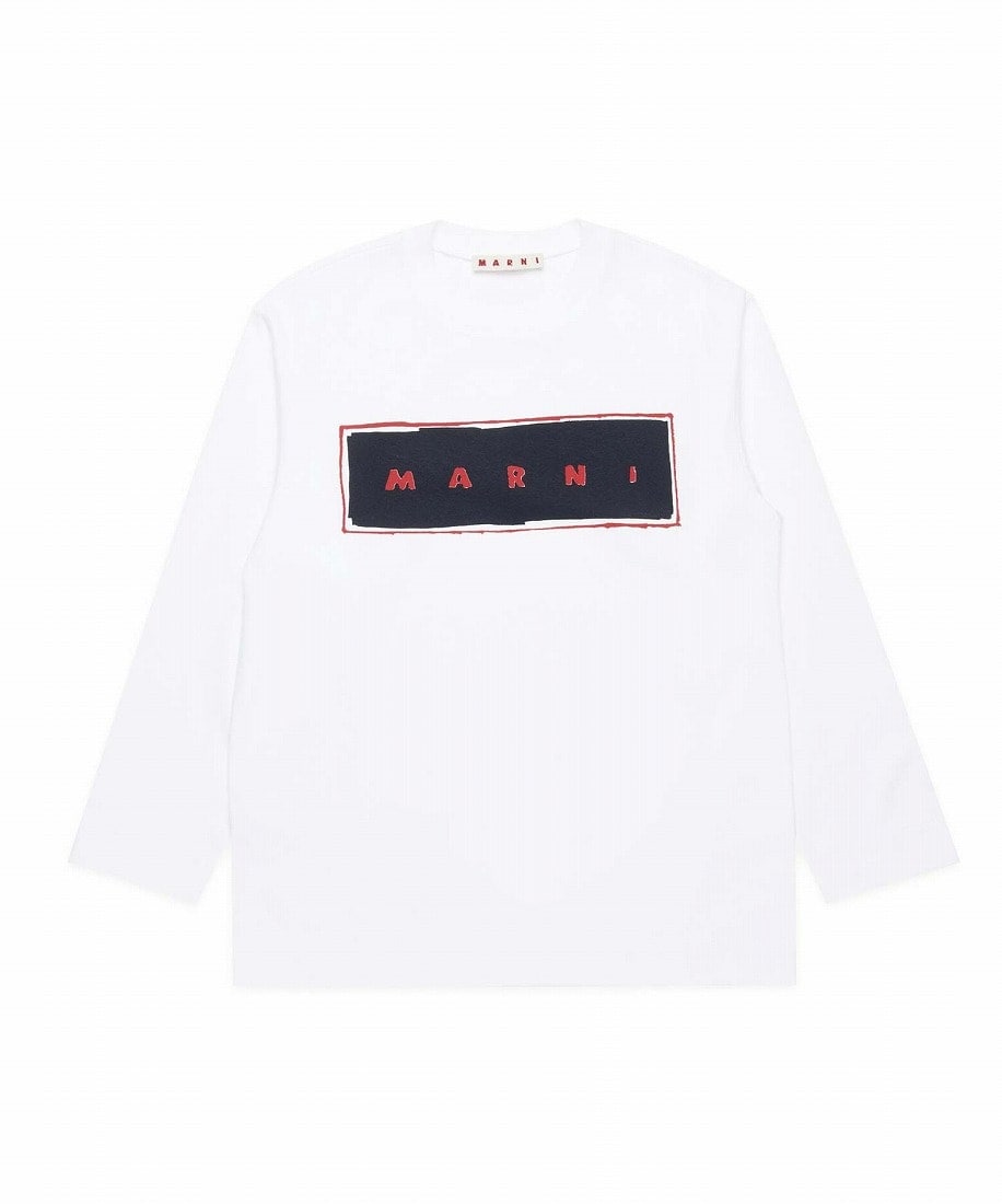 MARNI Kids & Junior ロゴ長袖Tシャツカットソー | マルニ(marni