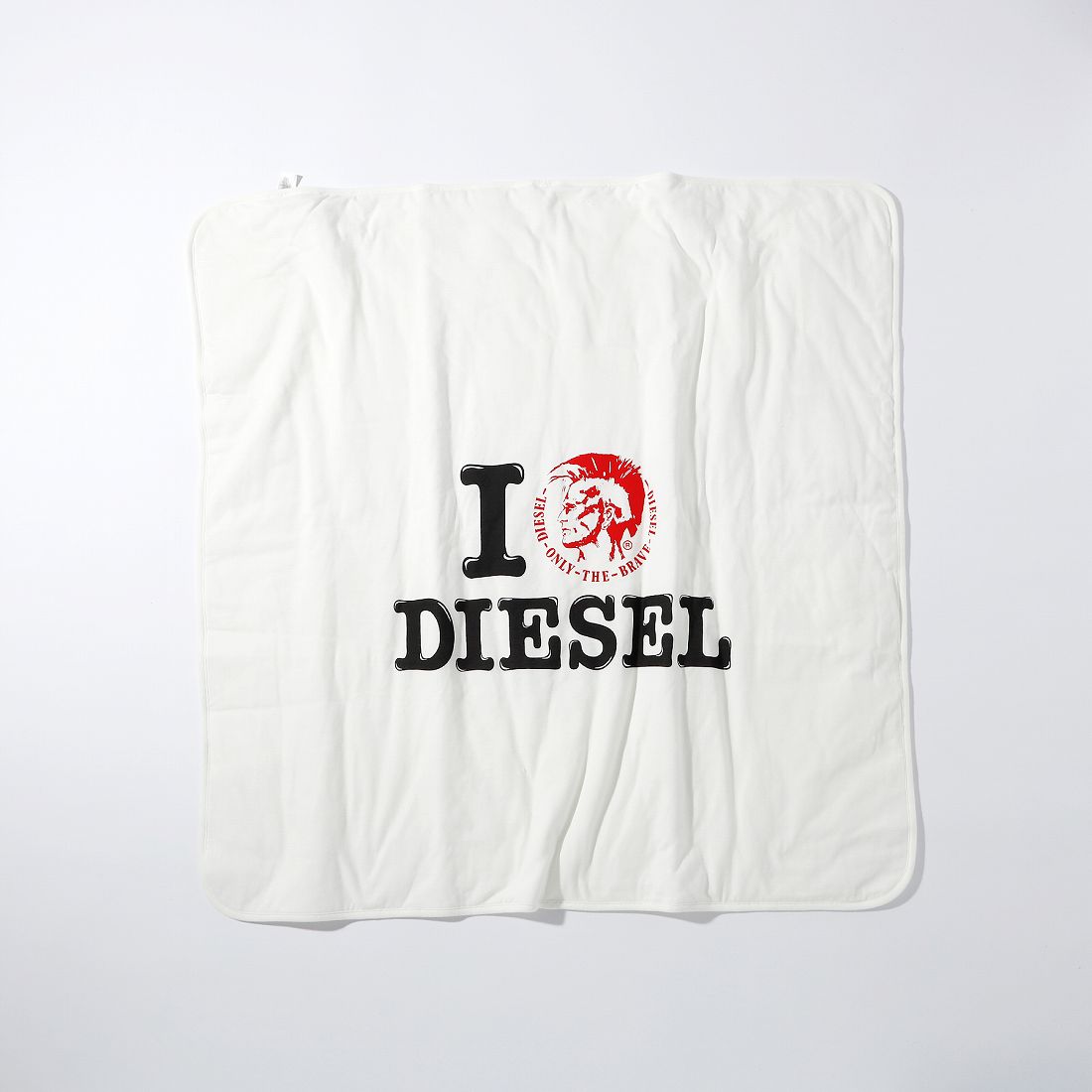 【DIESEL】オリジナルロゴ ブランケット（赤白） DIESEL】オリジナルロゴ ブランケット（赤白）