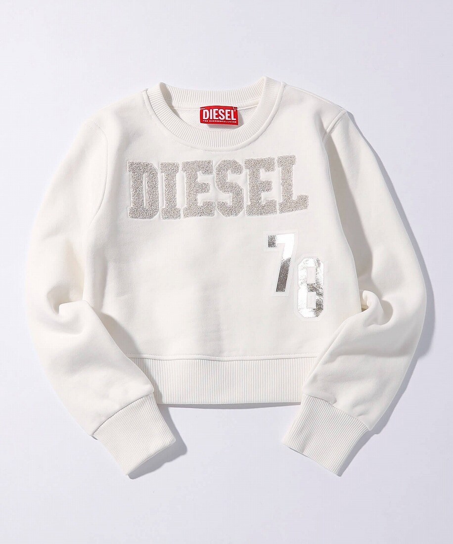 DIESEL Kids & Junior ブランドロゴプルオーバースウェット 