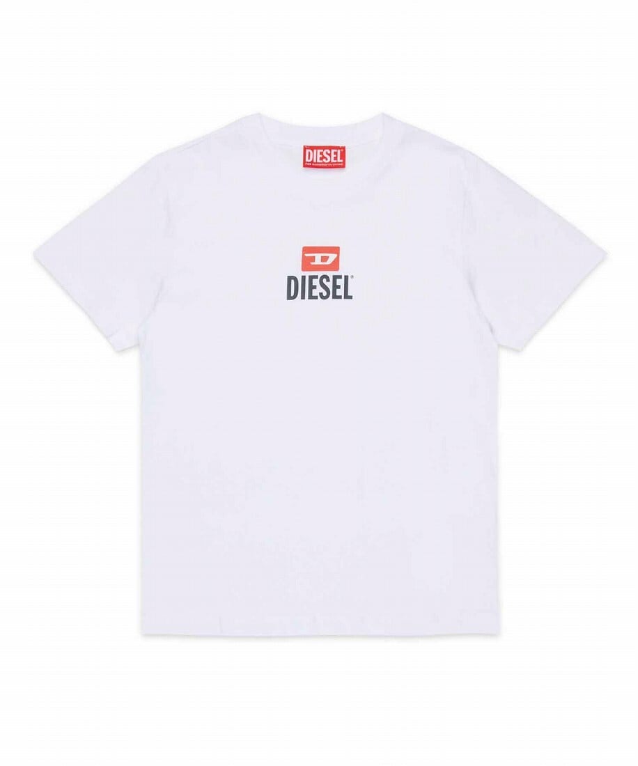 DIESEL ホワイト レディース　ワンポイント半袖Tシャツ DIESEL｜レディース Tシャツ ワンポイント | Rakuten Fashion