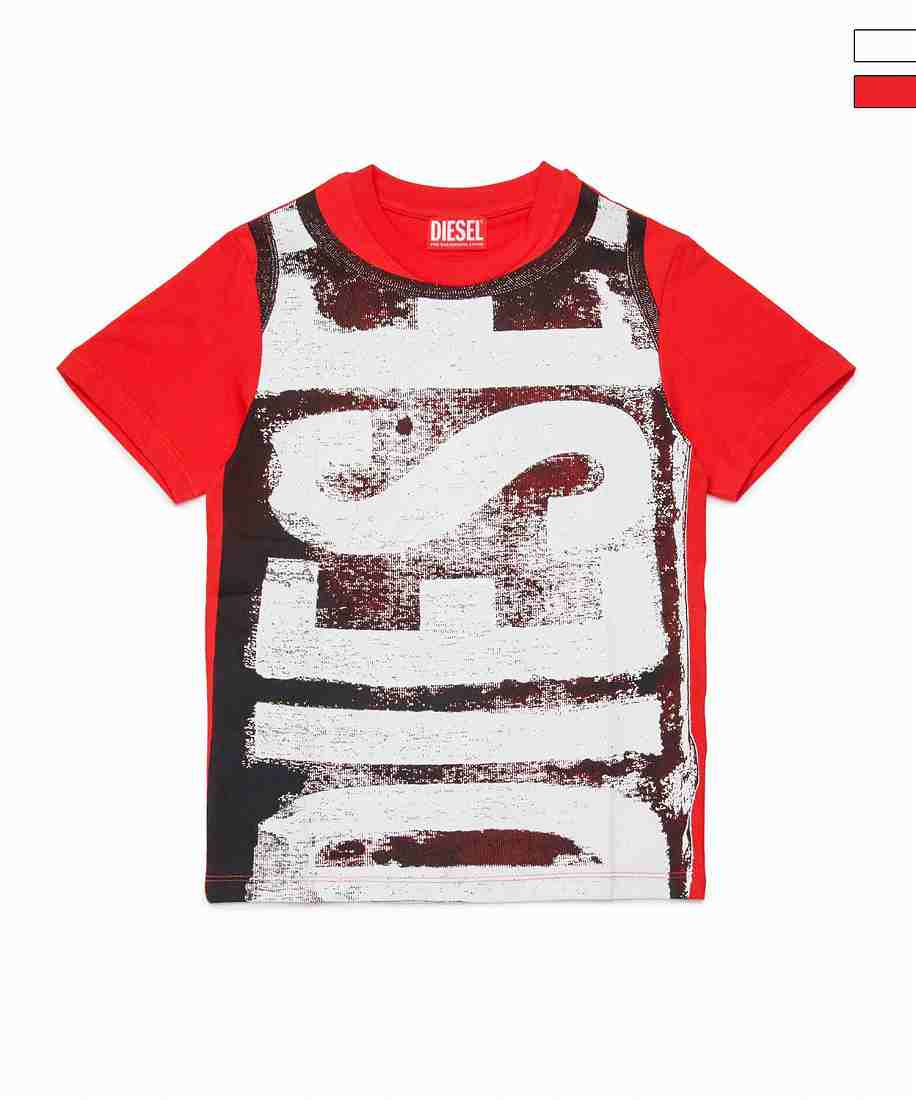 Tシャツ・カットソー DIESEL DIESEL (ディーゼル) T-SHIRTS / BLACK | Detail Application