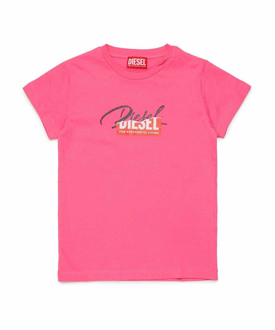 Coperni 25SS Tシャツ・カットソー ピンク系 Coperni Pink T-Shirt With Heart (Coperni/Tシャツ・カットソー