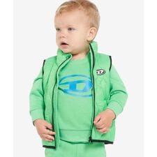 DIESEL(ディーゼル)Baby ワンポイントブランドロゴベストジャケット