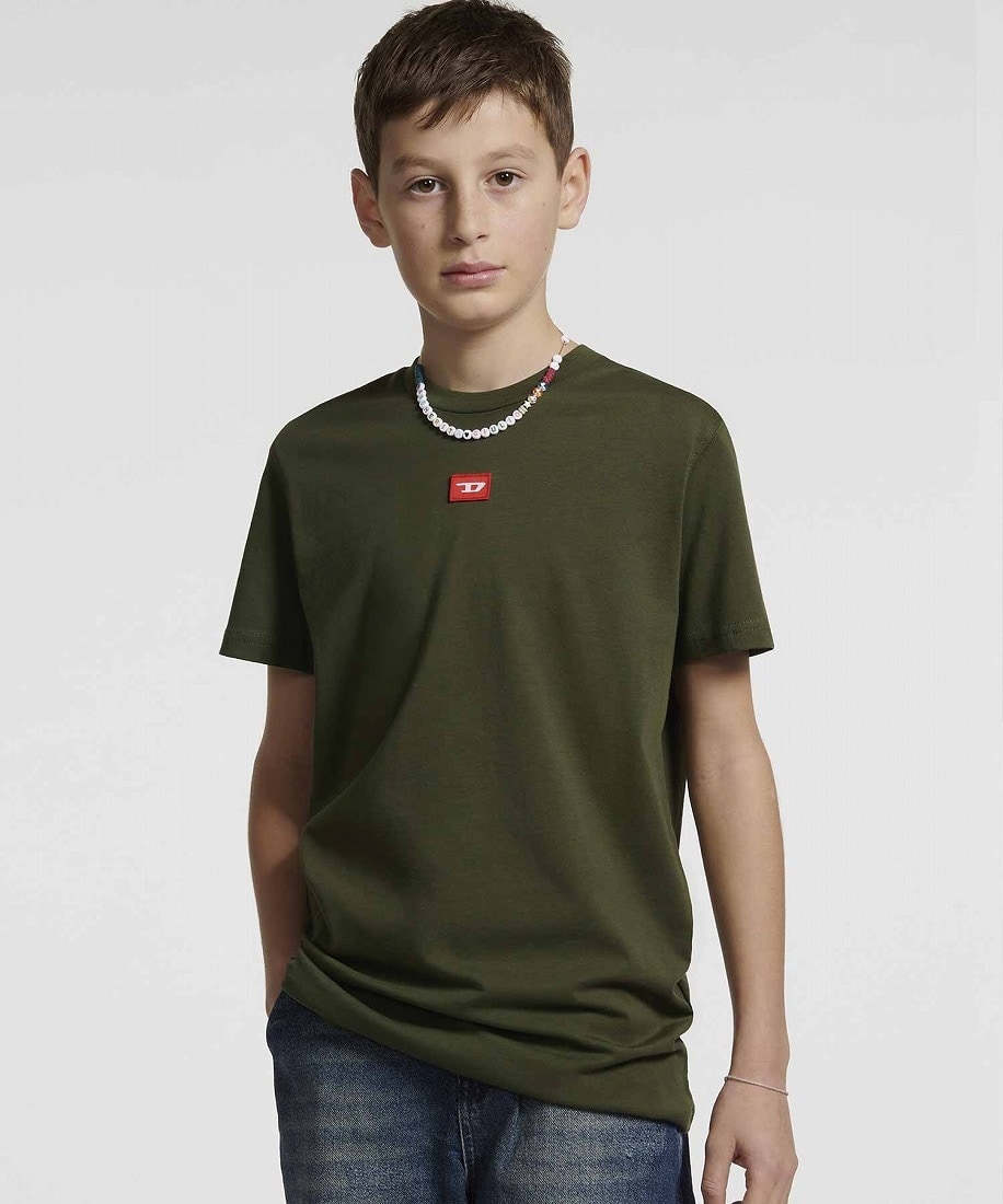 DIESEL ワンポイントブランドロゴ半袖Tシャツカットソー | ディーゼル