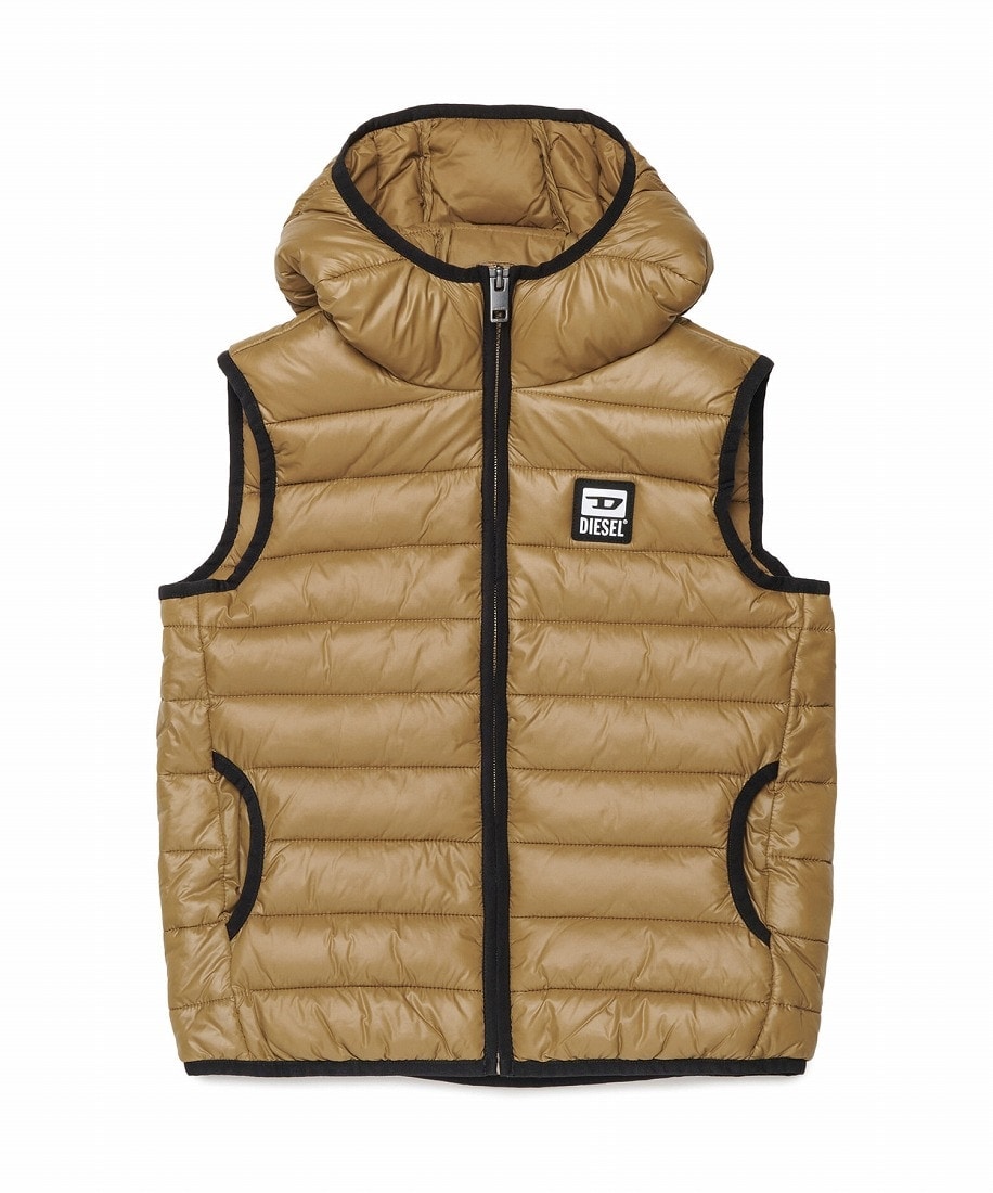 美品⭐️00s DIESEL ダウンベスト ベージュ ドローコード y2k ディーゼル(DIESEL) ダウンベスト メンズジャケット・アウター | 通販