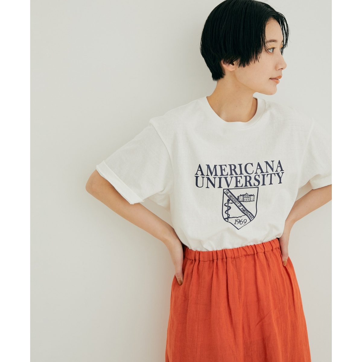 Americana（アメリカーナ）】ロゴTシャツ | サロン アダム エ ロペ