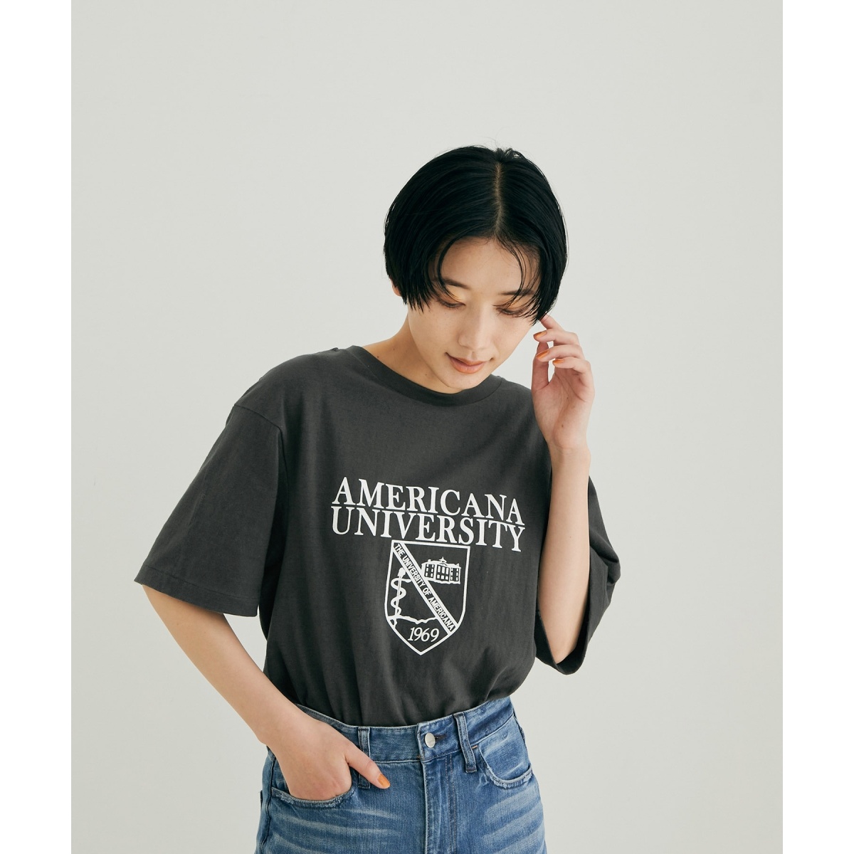 Americana（アメリカーナ）】ロゴTシャツ | サロン アダム エ ロペ