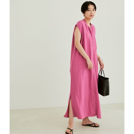 洗える】レーヨンリネンシャツワンピース | サロン アダム エ ロペ 