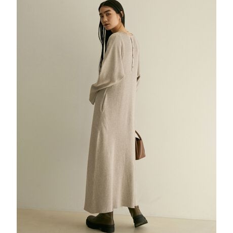 WEB限定】ボリュームスリーブニットワンピース | サロン アダム エ  