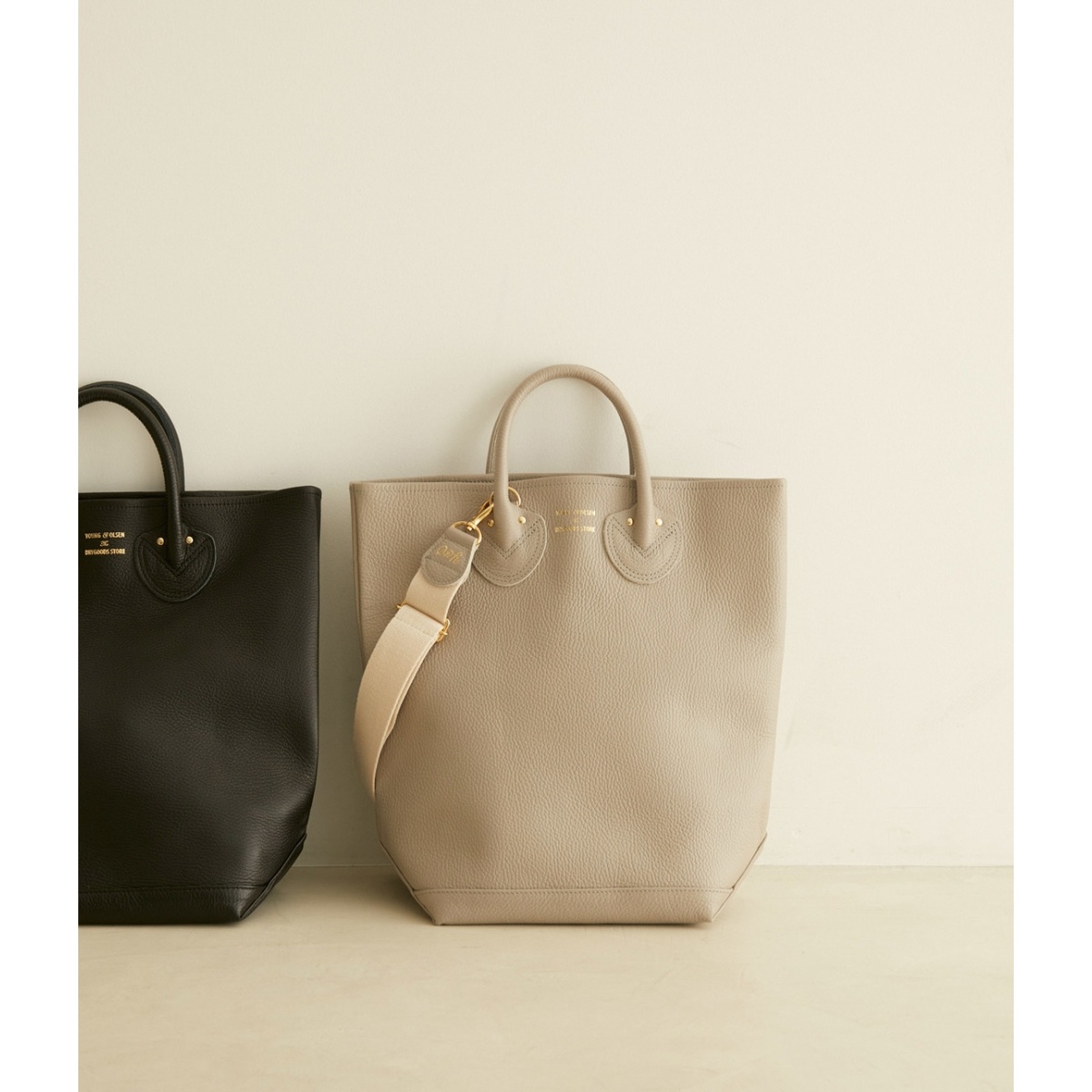 YOUNG&OLSEN】【WEB限定】EMBOSSED LEATHER HAVERSACK M | サロン