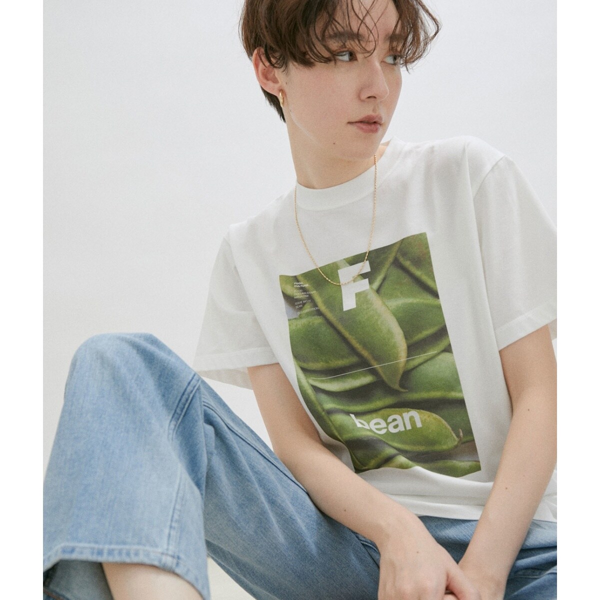 アダムエロペ　 MagazineF for SALON  別注プリントTシャツ MagazineF for SALON】別注プリントTシャツ | サロン アダム エ ロペ