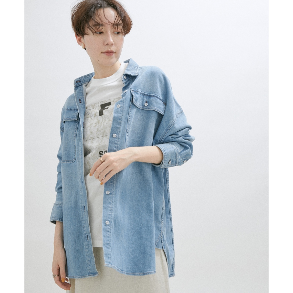 大阪直営店サイト healthy denim almondデニムシャツ - トップス