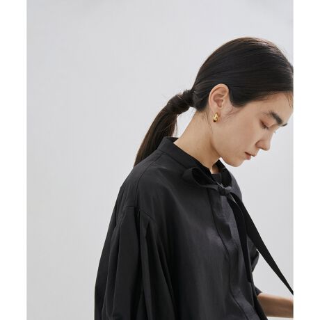 パフスリーブシアーボウタイブラウス | サロン アダム エ ロペ(SALON 
