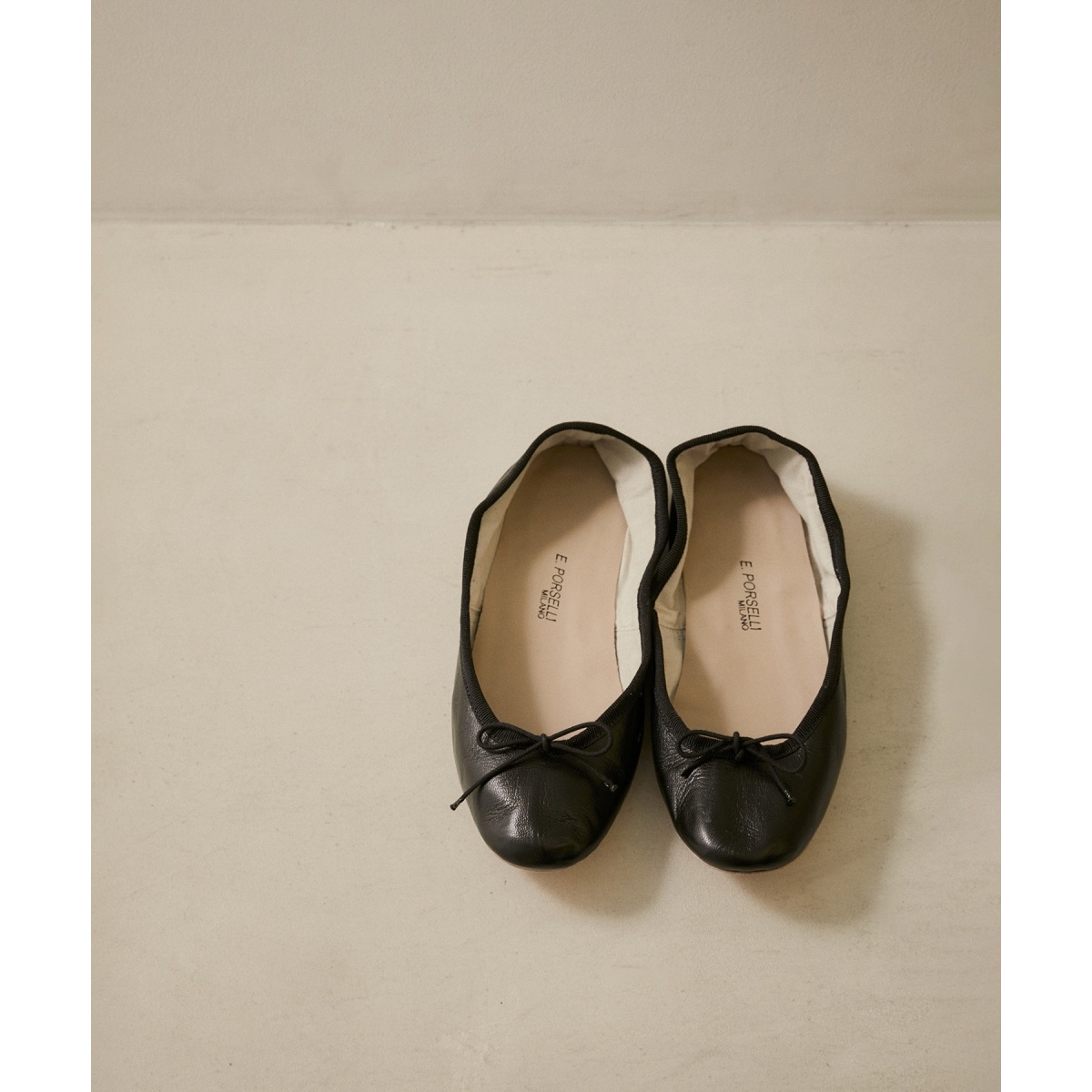 porselli（ポルセリ）】ballet shoes solid/バレエシューズ