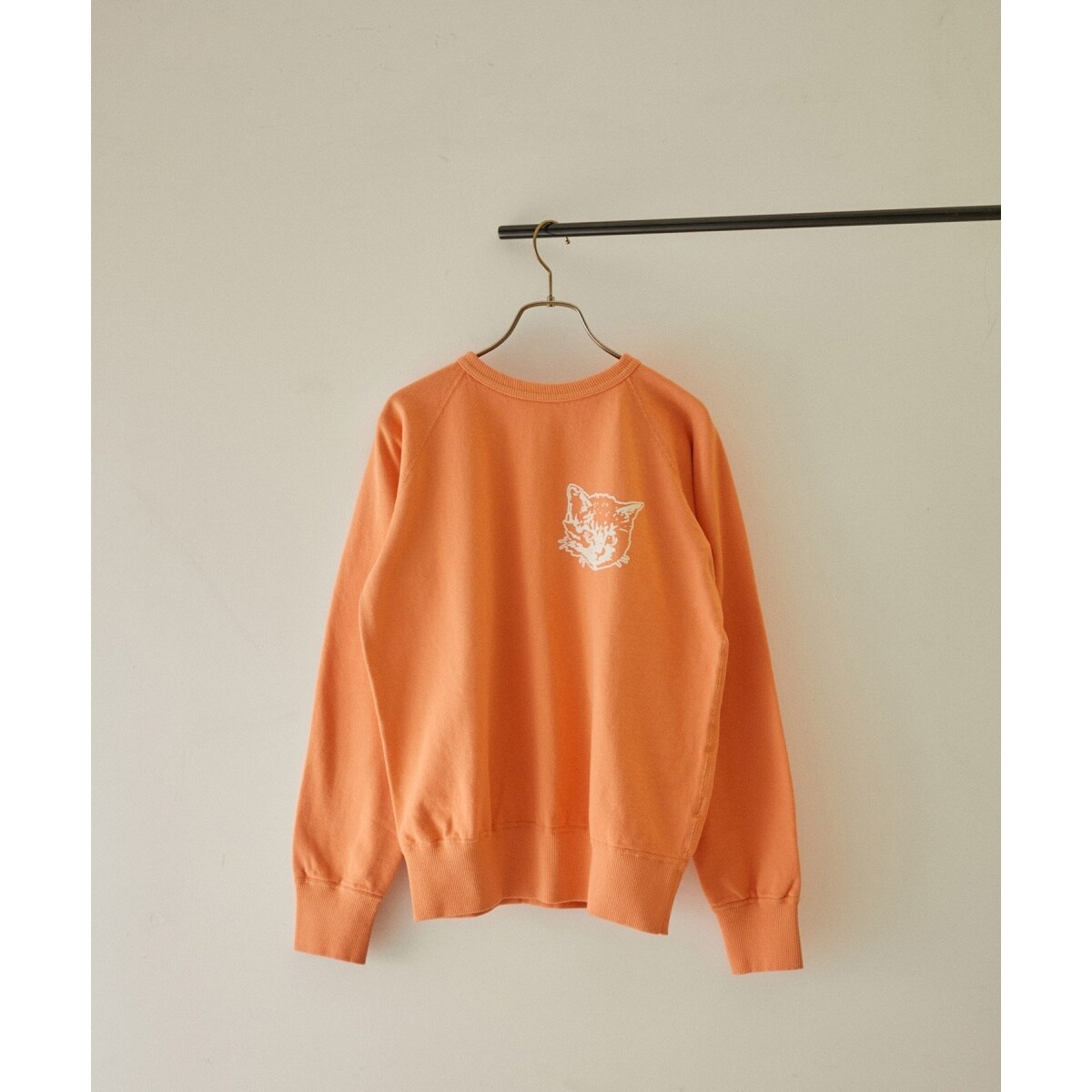 MIXTA（ミクスタ）】キャットプリントスウェット/Ragran Sweat