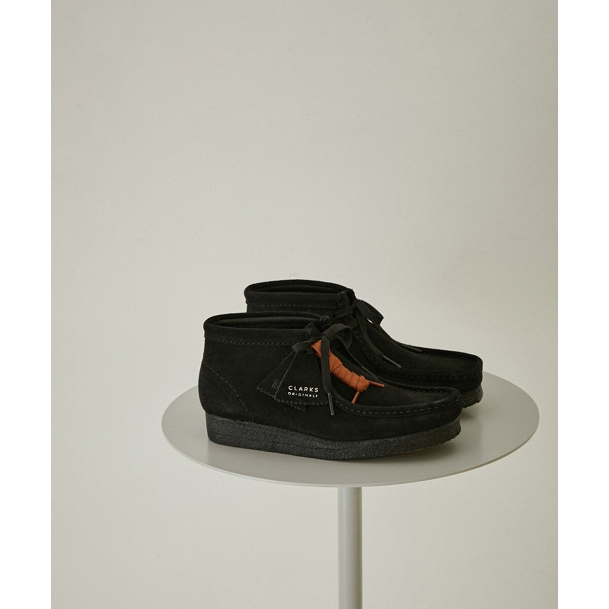 スエード 黒 クラークス 靴 Clarks WallabeeEVOBt レディース ワラビー