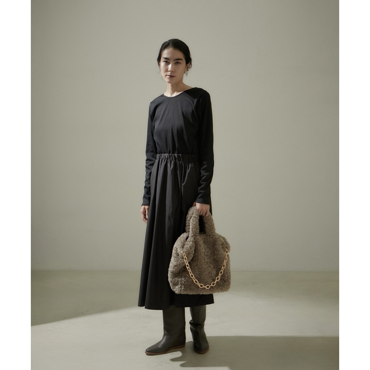 ドッキングフレアーワンピース | サロン アダム エ ロペ(SALON adam et