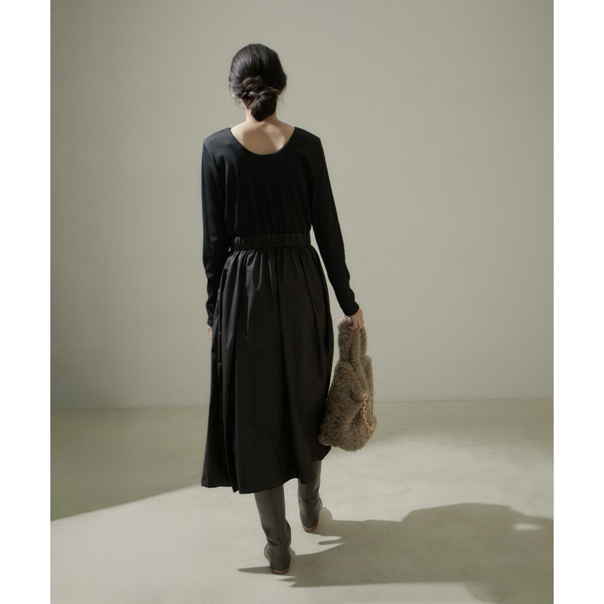 ドッキングフレアーワンピース | サロン アダム エ ロペ(SALON adam et